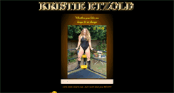 Desktop Screenshot of kristieetzold.com